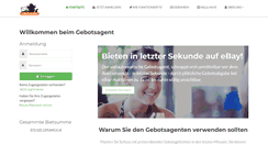 Desktop Screenshot of gebotsagent.de